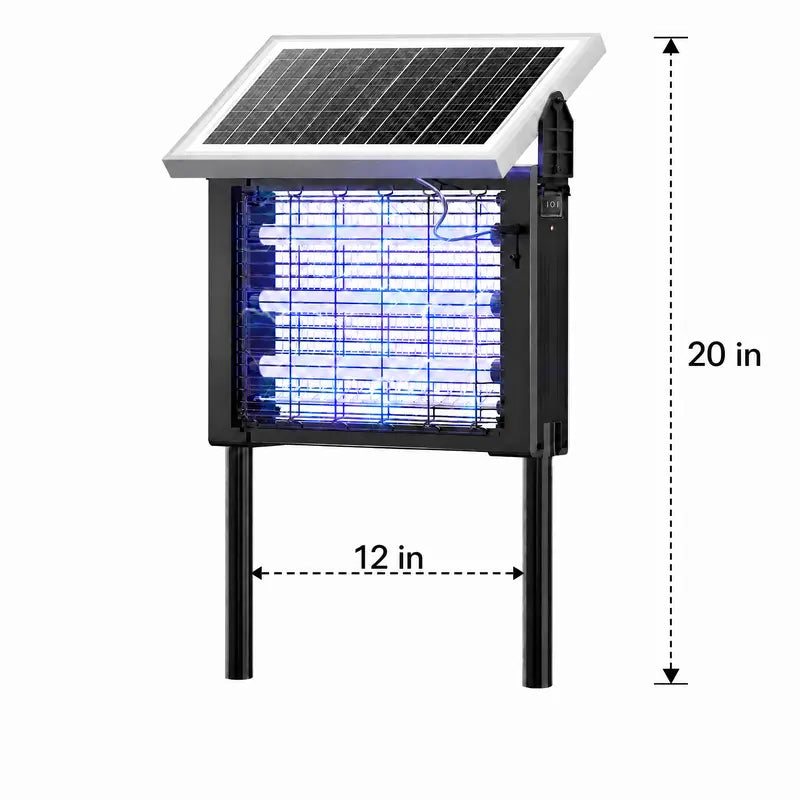 【Clearance Sale】OGERY 3500V Solar Bug Zapper, High Power Cordless Mosquito Zapper with Smart Light Sensor, Dual Solar & USB Rechargeable Insect Killer for Patio, Garden, Backyard, Outdoor Use,back to school,back to school haul