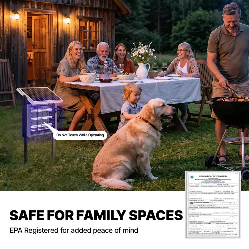 【Clearance Sale】OGERY 3500V Solar Bug Zapper, High Power Cordless Mosquito Zapper with Smart Light Sensor, Dual Solar & USB Rechargeable Insect Killer for Patio, Garden, Backyard, Outdoor Use,back to school,back to school haul
